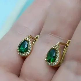 золотые серьги 585 Altyn