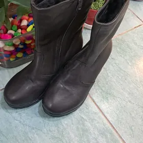 Женские сапоги чистая кожа
