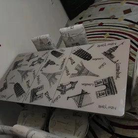 6 adamlyk komplekt stol stul