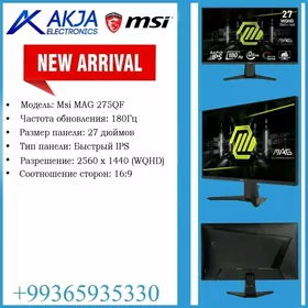 MSI MAG275QF IPS WQHD 2K 180HZ