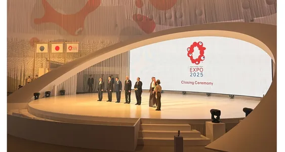 Türkmen wekiliýeti Osakada «EKSPO-2025» Bütindünýä sergisiniň ýapylyş dabarasyna gatnaşdy