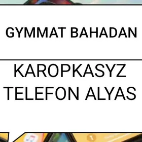 Karopkasyz telefon alyas