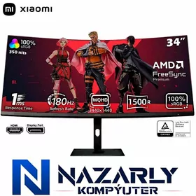 XIAOMI 34" 4K 180HZ HDR!