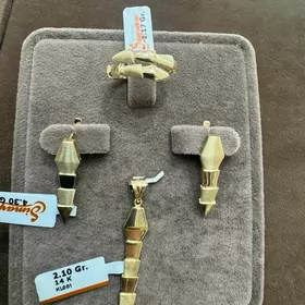 gyzyl komplekt nabor