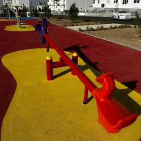 Çaga meydança/детский площадка