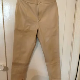 Брюки из экокожи