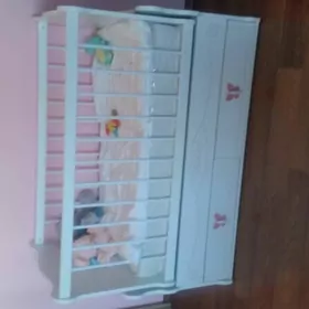 детская кроватка качалка