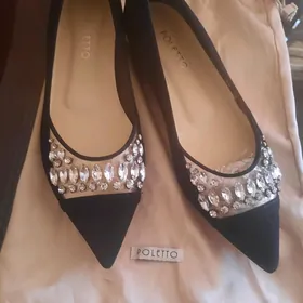 БАЛЕТКИ ЗАМША БРЕНД POLETTO