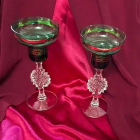 Подсвечник хрусталь винтаж