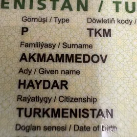 Akmammedov Haydar