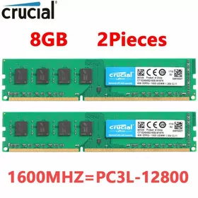 Crucial RAM 16GB Kit (2x8GB) DDR3 1600 MHz CL11