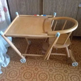 детский стул стол,