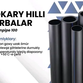 HDPE Plastmas turbalar