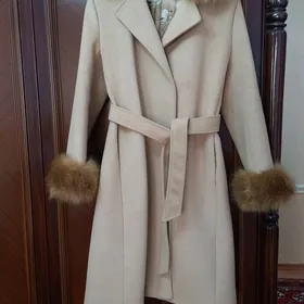 пальто с мехом