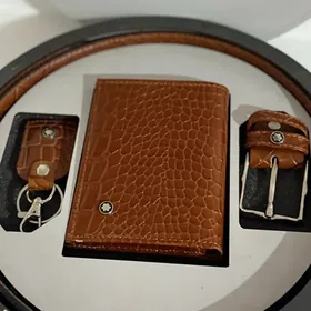 Ремень, портмоне, ключница