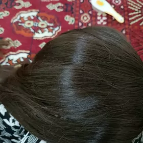 натуральные волосы на заколках
