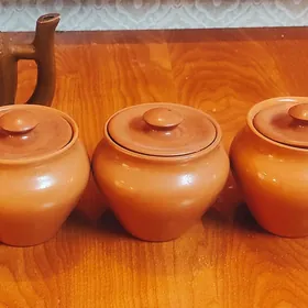 Глиняные горшочки