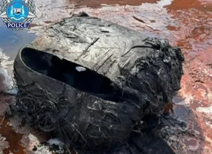 Awstraliýada şahtanyň golaýyna näbelli jisim gaçdy. Ol kosmos zibiliniň bölegi bolup biler