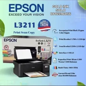 ️ EPSON L 3211 –ýokary hilli çap bilen öňde bolu