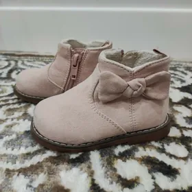 замшевые ботинки для девочки