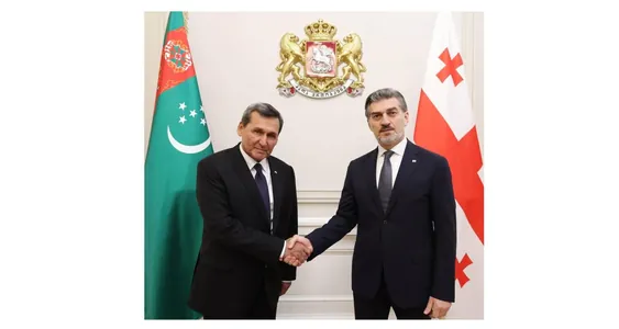 Raşid Meredow Gruziýa resmi saparynyň çäklerinde ýurduň ýolbaşçylary bilen duşuşdy