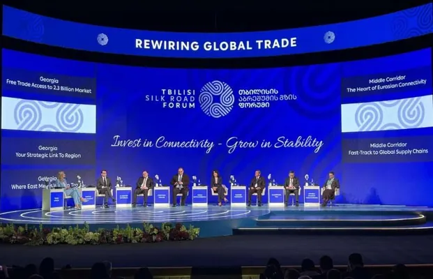 Raşid Meredow 5-nji Tbilisi Ýüpek ýoly forumynda çykyş etdi