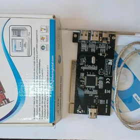 PCI FIREWIRE IEEE 1394A CARD.