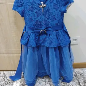 платье синее