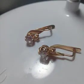 серьги золотые