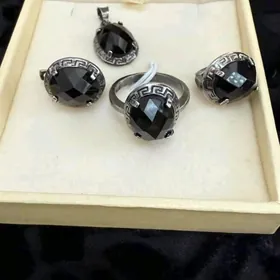 серебряный комплект