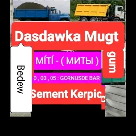 miti çäge sement kerpiç myty d