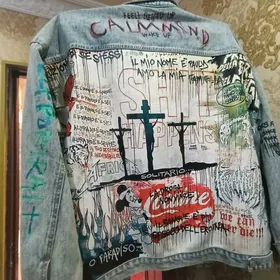 Джинсовка размер XL