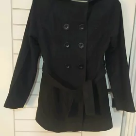 драп пальто с капюшоном