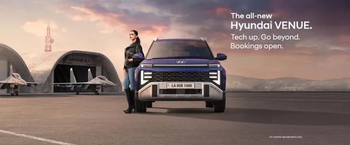 Новый кроссовер Hyundai Venue выходит на рынок с новым дизайном и двумя экранами