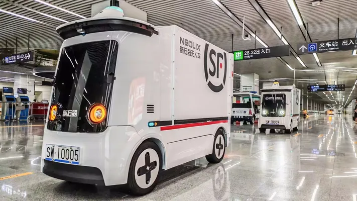 В Шэньчжэне налажена логистика будущего: по улицам уже ездят 10 тыс. робофургонов