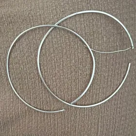 серебряные серьги