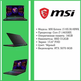 Ноутбук игровой MSI Katana 15 HX B14WGK-224XAE