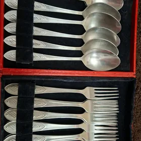 Набор нержавейка и Мельхоровый