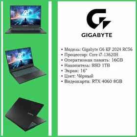 Noutbuk Gigabyte G6 KF 2024 RC56 (Core i7-13620H)