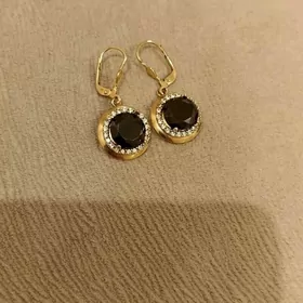 золотые серьги