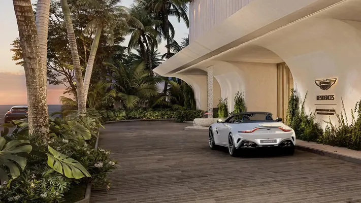 Aston Martin Floridada okeanyň kenarynda ähli amatlyklary bolan ýaşaýyş toplumyny gurar