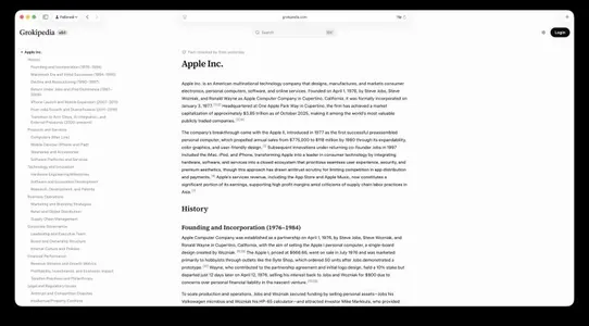 Mask Grokipedia atly täze onlaýn ensiklopediýasyny işe girizdi: makalalar “Wikipediýadan” alnyp, täzeden işlenilipdir