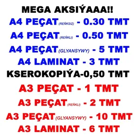 Peçat kserkopya wizitka dizayn