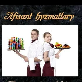 ofisiant we menyu hyzmaty