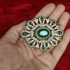 Hürrem kümüş broşga