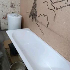 ванна и бойлер Аристон