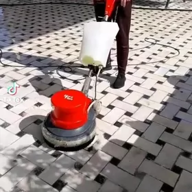 ЧИСТКА напольной ПЛИТКИ