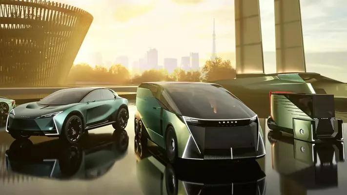 Три взгляда на завтра: Lexus представил минивэн, кросс-купе и городской беспилотник