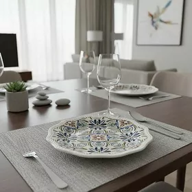 Тарелка средняя-Tarelka orta göwrüm