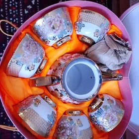 набор чайник 6пиал